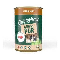 Christopherus Dog konzerv Adult 100% Pure ló 400g