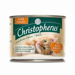 Christopherus Cat konzerv Adult Marha és csirke 200g