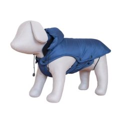 Kutyaruha Bélelt Vizlepergetős, Patentos, Kapucnis S 36cm Kék