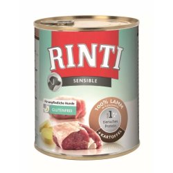 Rinti Dog Sensible Konzerv Báránnyal És Burgonyával, 800g