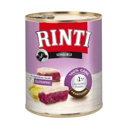 Rinti Dog Sensible Konzerv  Liba+ Burgonya 800g