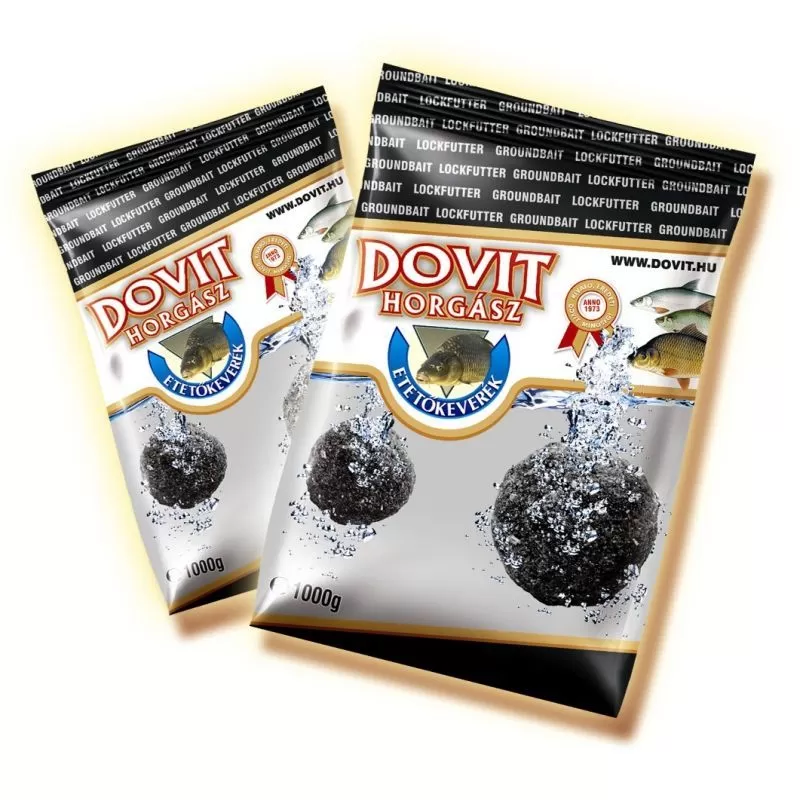 Dovit Etetőkeverék - Fekete Hideg Pontyozó 1kg
