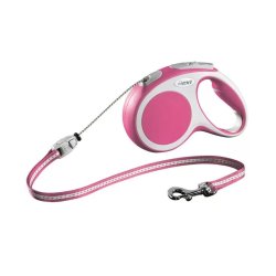Flexi Vario S 5m Zsinóros Pink 12kg-Ig