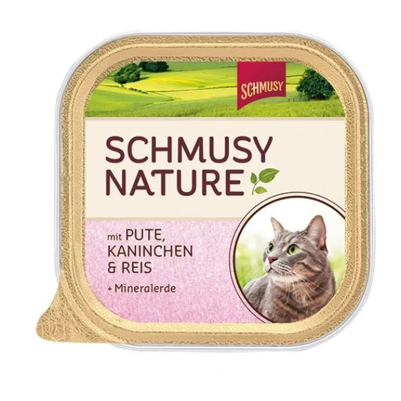 Schmusy Nature Macska Alutálkás Pulyka+Nyúl 100g