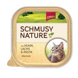 Schmusy Nature Macska Alutálkás Csirke+Lazac 100g