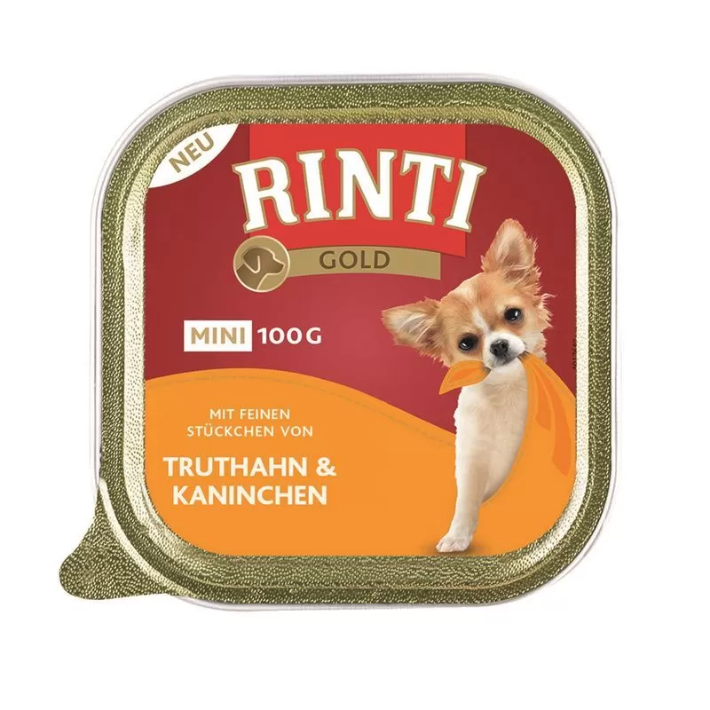 Rinti Gold Mini Kutya Alutálkás Nyúl + Pulyka 100g