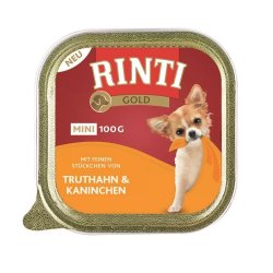 Rinti Gold Mini Kutya Alutálkás Nyúl + Pulyka 100g