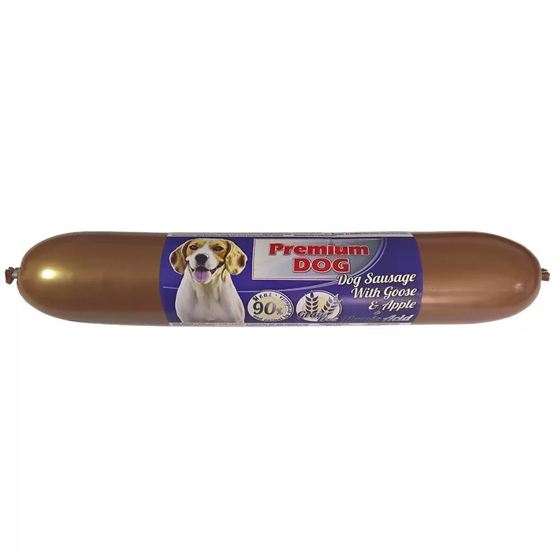 Prémium Dog Szalámi Liba és Alma 1kg