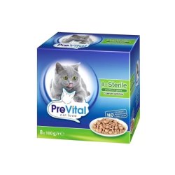 Prevital Alutasak Macska 8*100gr Steril