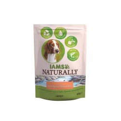 Iams Naturally Dog Felnőtt Kutyaeledel Lazaccal 800G