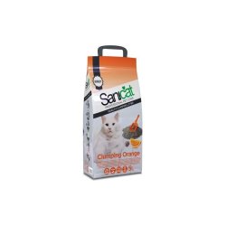 Macskaalom Sanicat Orange Narancsos Csom Bentonit 5l