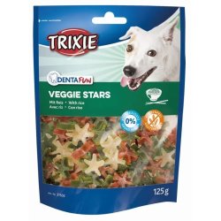 Trixie Jutalomfalat Denta Fun Veggie Stars rizzsel 125gr