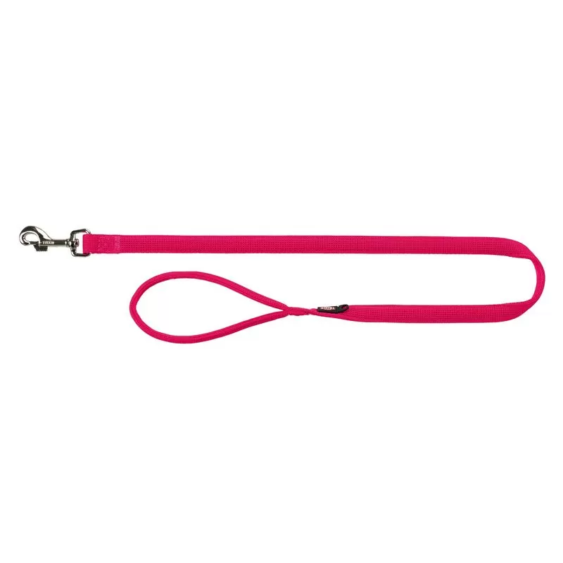 Trixie Póráz Comfort Soft XXS–S: 1.20 m/13 mm, Fuchsia