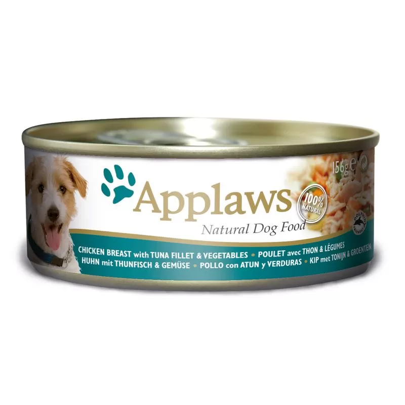 Applaws Dog Konzerv Csirke+Tonhal+Zöldség 156g