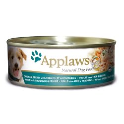 Applaws Dog Konzerv Csirke+Tonhal+Zöldség 156g