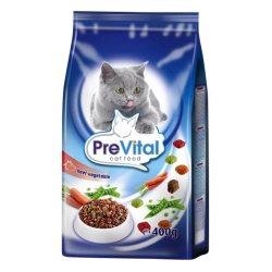Prevital Száraz Macskaeledel Marha-Zöldség 400g
