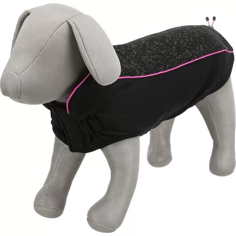 Trixie Kutya Pulóver Hudson S 33cm Fekete/Pink