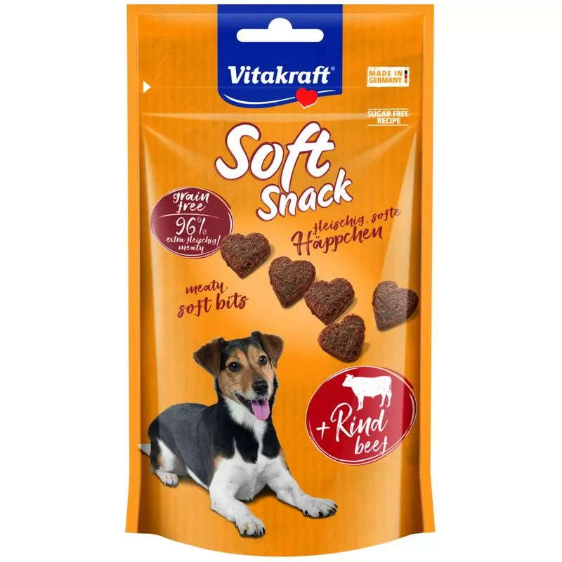 Vitakraft Soft Snack Kutya Jutalomfalat Marhahúsból 55g