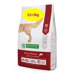 Natures Protection Dog Extra Salmon 12+3kg