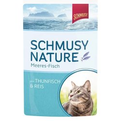 Schmusy Nature Macska Alutasakos Tonhal & Rizs 100g