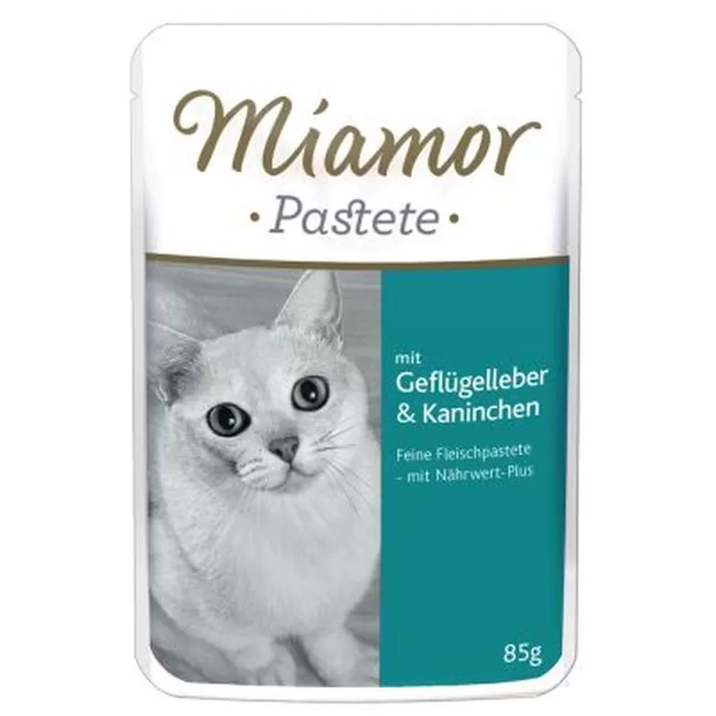 Miamor Cat Pastete Tasakos Szárnyasmáj És Nyúl Paté 85g