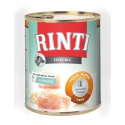 Rinti Dog Sensible Konzerv Csirkével És Rizzsel, 800g