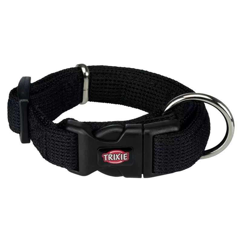 Trixie Nyakörv Comfort Soft M–L: 35–55 cm/30 mm, Fekete