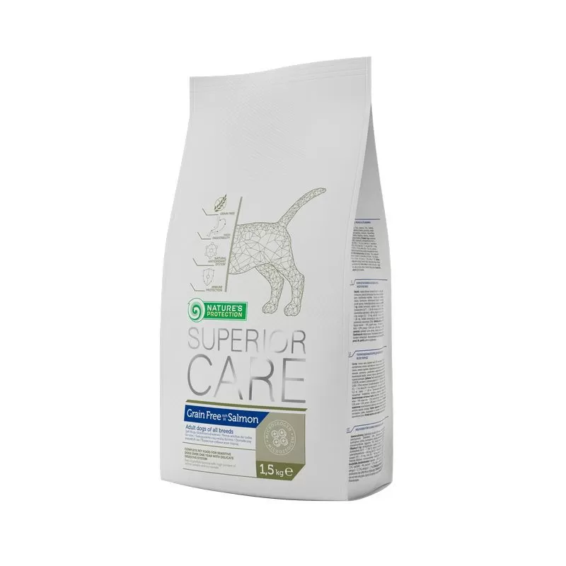 Natures Protection SC Dog Grain Free Salmon 1,5kg