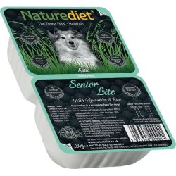 Naturediet Műanyag Dupla Tálkás Senior 280g