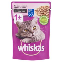 Whiskas Alutasakos Lazac 100g