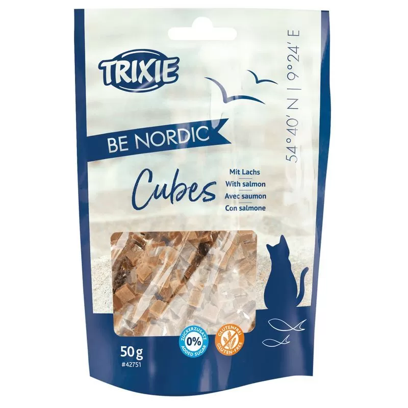 Trixie Jutalomfalat Be Nordic Lazac Kockák, 50g