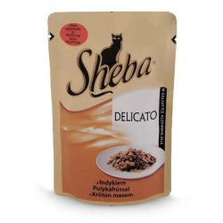 Sheba Alutasak Delicato Pulyka 85gr