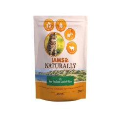 Iams Naturally Cat Felnőtt Macskaeledel Bárányhússal 270G