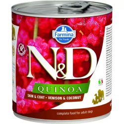 N&D Dog konzerv Quinoa Vadhús & Kókusz 285gr
