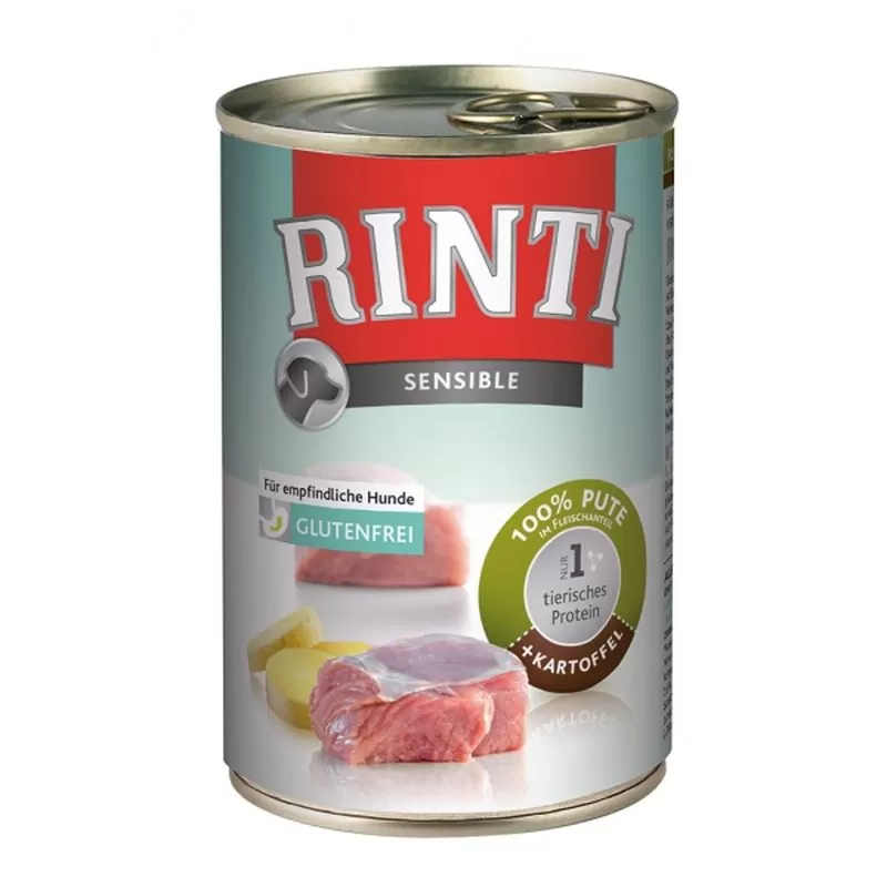 Rinti Dog Sensible Konzerv Pulykával És Burgonyával, 800g