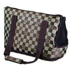 Trixie Szállítótáska Chess Nylon Barna/Bézs 21x25x45cm