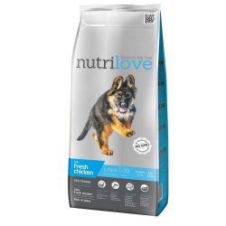 Nutrilove dog száraz JUNIOR  large friss csirke 3kg