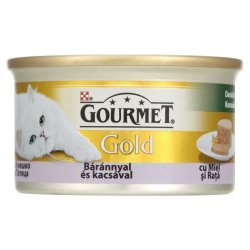 Gourmet Gold  Darabok Pástétomban - Báránnyal És Kacsával 85g