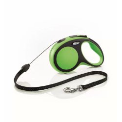 Flexi New Comfort zsinóros automata póráz S 8m 12kg-ig zöld