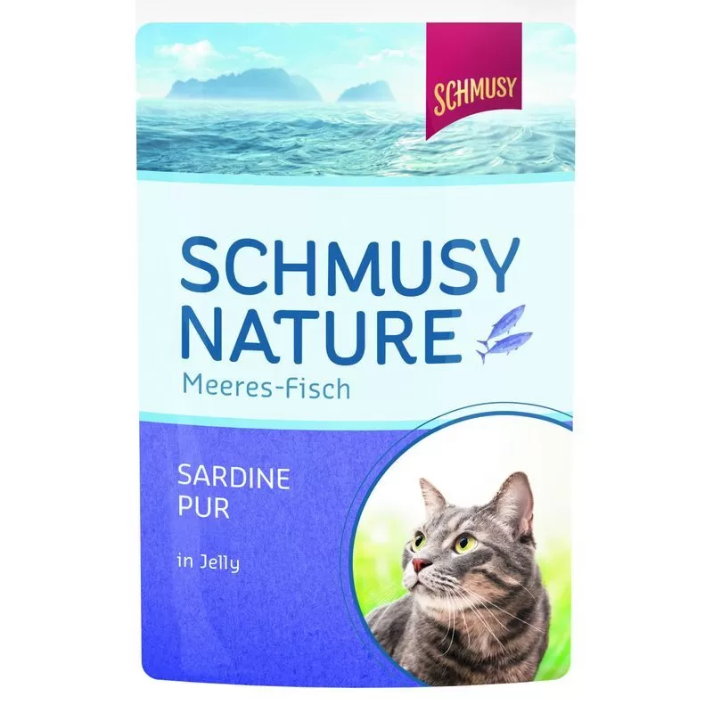 Schmusy Nature Macska Alutasakos Szardínia 100g