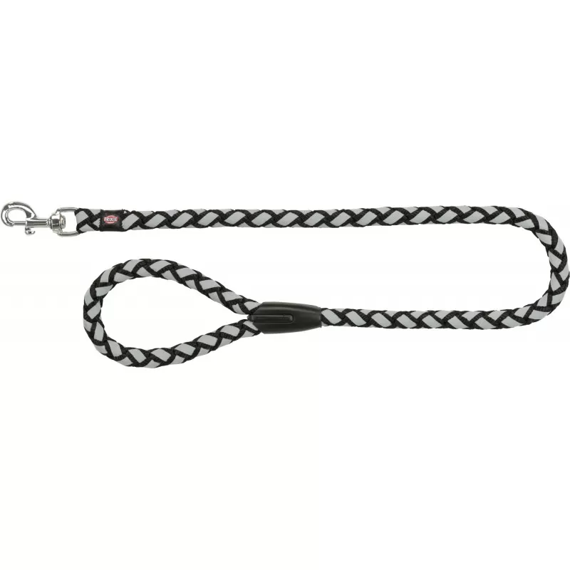 Trixie Cavo fényvisszaverő póráz, L-XL: 1m/18mm, fekete