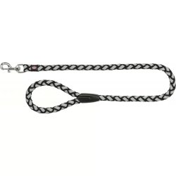Trixie Cavo fényvisszaverő póráz, L-XL: 1m/18mm, fekete