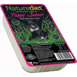 Naturediet MűanyagTálkás Kölyök/Puppy/Junior 390g