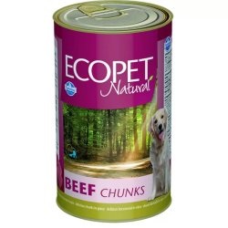 Ecopet Natural Konzerv Kutyáknak Marhás, 1250gr