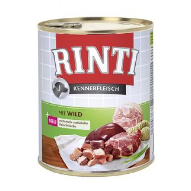 Rinti Dog Kennerfleisch Konzerv Vadhússal, 800g