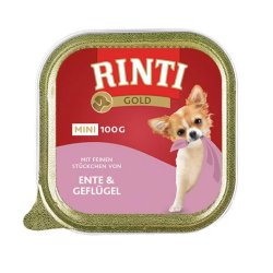 Rinti Gold Mini Kutya Alutálkás Kacsa+Baromfi 100g