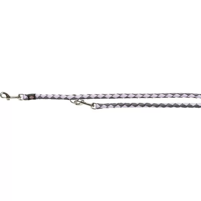 Trixie Cavo hosszabbítható póráz S–M 2m/12mm világoslila/grafit