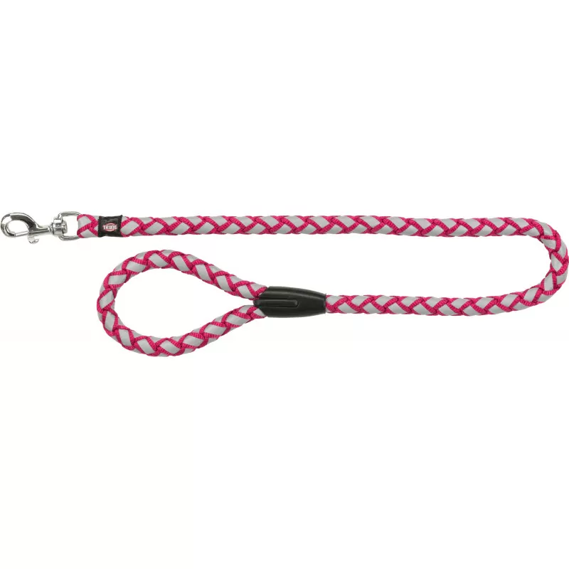 Trixie Cavo fényvisszaverő póráz, L-XL: 1m/18mm, fuchsia