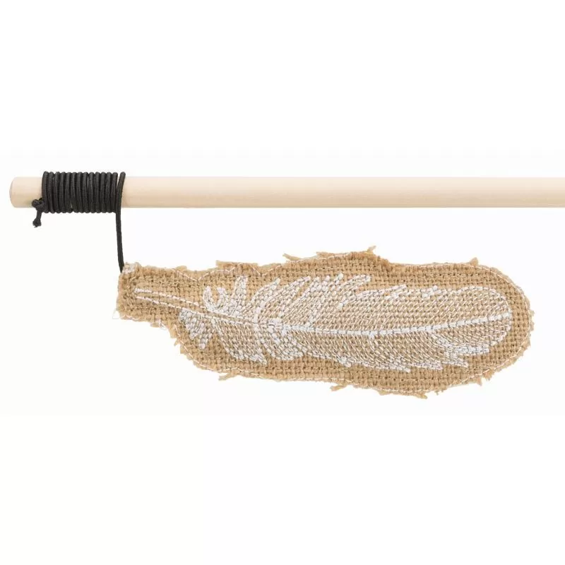 Trixie Játék Macska Pálca Szövettel Tollmintás, Macskamentával 35cm