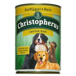 Christopherus Dog konzerv Adult Light Baromfi és rizs 400g